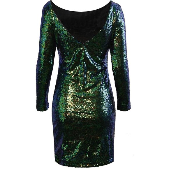 Art Deco Flapper Dress Polyester 1920s Gatsby Inspired Small Women's - Picture 2 of 5